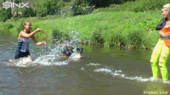 Fun Fueled Water Fight Heads To The River Screencap 26 on sinx.preview.netperv.com