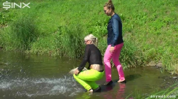 Fun Fueled Water Fight Heads To The River Screencap 6 on sinx.preview.netperv.com