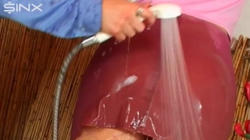 Blonde Soaks Clothed Brunette With Shower Screencap 17 on sinx.preview.netperv.com