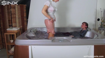 Fun And Flirty, Babes Play In Hot Tub Screencap 46 on sinx.preview.netperv.com