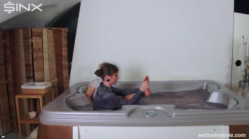 Fun And Flirty, Babes Play In Hot Tub Screencap 60 on sinx.preview.netperv.com