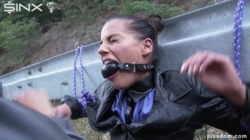 Brunette Babe Left Ballgagged And Covered In Piss Screencap 17 on sinx.preview.netperv.com