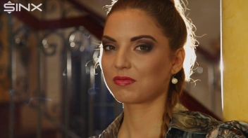 Beautiful Brunette Smiles While Enjoying A Cigarette Screencap 11 on sinx.preview.netperv.com