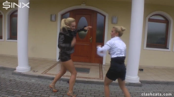 Leggy Stunners' Contentious Catfight Screencap 16 on sinx.preview.netperv.com