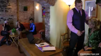 Very Hands On Piss Interview Screencap 12 on sinx.preview.netperv.com