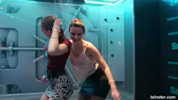 Gorgeous girls party hard under the shower Screencap 44 on sinx.preview.netperv.com