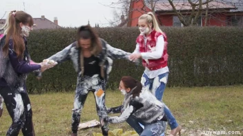 Clothed Food Fight Gets Out Of Control - Cam 2 Screencap 84 on sinx.preview.netperv.com