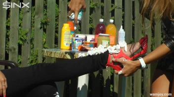 Girls Get Messy in Outdoor WAM Games! Screencap 6 on sinx.preview.netperv.com