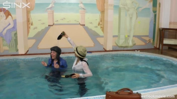 Sexy European Girls Swim In Clothes Screencap 15 on sinx.preview.netperv.com