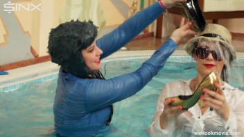 Sexy European Girls Swim In Clothes Screencap 16 on sinx.preview.netperv.com