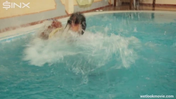 Sexy European Girls Swim In Clothes Screencap 5 on sinx.preview.netperv.com