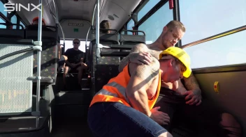Stud Pays Builder For Gay Sex On The Bus Screencap 8 on sinx.preview.netperv.com
