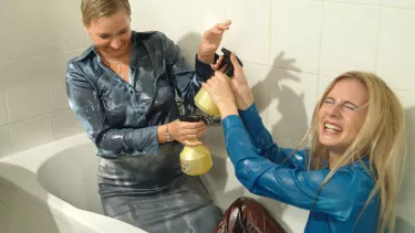 Latest deal - Oily Spray War Between Two Clothed Europeans