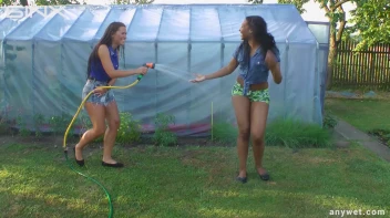 Best Friends Water Fight When Gardening Screencap 23 on sinx.preview.netperv.com