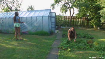Best Friends Water Fight When Gardening Screencap 3 on sinx.preview.netperv.com