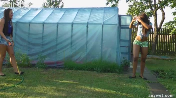 Best Friends Water Fight When Gardening Screencap 9 on sinx.preview.netperv.com