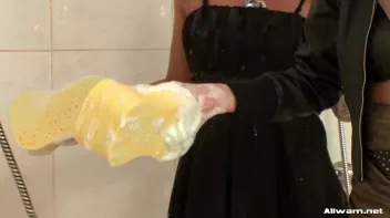 Fully Clothed Wetlook Shower Bunnies Screencap 27 on sinx.preview.netperv.com