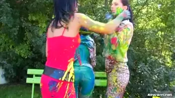 Extreme Finger Painting Goes Eurobabe Brawl Screencap 31 on sinx.preview.netperv.com