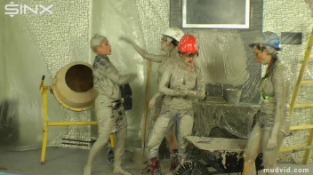 Blonde boss girl gets covered in gooey plaster Screencap 45 on sinx.preview.netperv.com