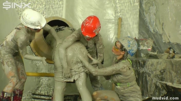 Blonde boss girl gets covered in gooey plaster Screencap 48 on sinx.preview.netperv.com