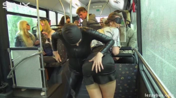 Latex Wearing Lesbian Sluts Get Crazy On The Bus Screencap 9 on sinx.preview.netperv.com