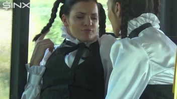 Naughty Schoolgirls Finger Each Other On The Bus Screencap 21 on sinx.preview.netperv.com