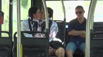 Naughty Schoolgirls Finger Each Other On The Bus Screencap 8 on sinx.preview.netperv.com