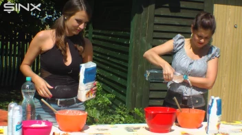 Brunette Hotties Compete In Messy Food Fight Screencap 15 on sinx.preview.netperv.com