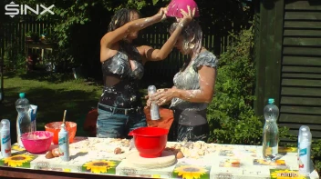 Brunette Hotties Compete In Messy Food Fight Screencap 35 on sinx.preview.netperv.com