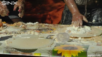 Brunette Hotties Compete In Messy Food Fight Screencap 55 on sinx.preview.netperv.com