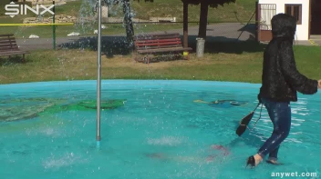 Raven Haired Hottie Soaks Herself At Waterpark Screencap 15 on sinx.preview.netperv.com