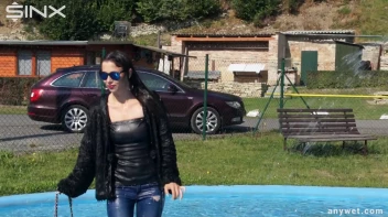 Raven Haired Hottie Soaks Herself At Waterpark Screencap 28 on sinx.preview.netperv.com