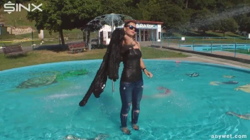 Raven Haired Hottie Soaks Herself At Waterpark Screencap 51 on sinx.preview.netperv.com