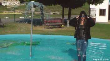 Raven Haired Hottie Soaks Herself At Waterpark Screencap 9 on sinx.preview.netperv.com