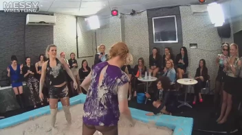 Messy Wrestling: Lost Footage Found!  2 Babes, 1 Battle - Dirty In The Mud At 1/2 Price!! Action Cam Footage! Screencap 12 on sinx.preview.netperv.com