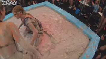 Messy Wrestling: Lost Footage Found!  2 Babes, 1 Battle - Dirty In The Mud At 1/2 Price!! Action Cam Footage! Screencap 18 on sinx.preview.netperv.com
