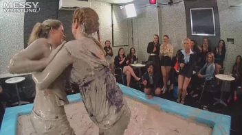 Messy Wrestling: Lost Footage Found!  2 Babes, 1 Battle - Dirty In The Mud At 1/2 Price!! Action Cam Footage! Screencap 23 on sinx.preview.netperv.com