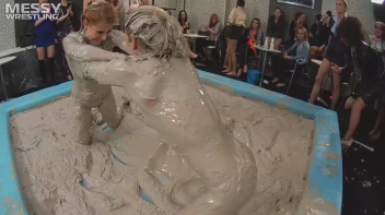 Messy Wrestling: Lost Footage Found!  2 Babes, 1 Battle - Dirty In The Mud At 1/2 Price!! Action Cam Footage! Screencap 41 on sinx.preview.netperv.com