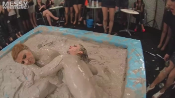 Messy Wrestling: Lost Footage Found!  2 Babes, 1 Battle - Dirty In The Mud At 1/2 Price!! Action Cam Footage! Screencap 58 on sinx.preview.netperv.com