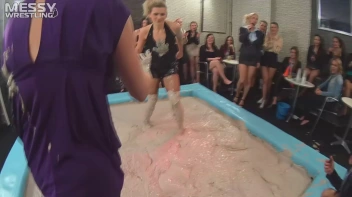 Messy Wrestling: Lost Footage Found!  2 Babes, 1 Battle - Dirty In The Mud At 1/2 Price!! Action Cam Footage! Screencap 6 on sinx.preview.netperv.com