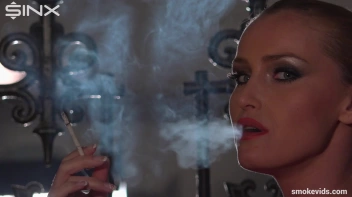 Blonde Tease Coyly Smoking Screencap 35 on sinx.preview.netperv.com