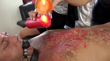 Two Sexy Dommes Torture Dude With Wax Screencap 35 on sinx.preview.netperv.com