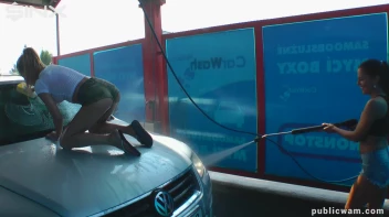 Playful Twins Get Drenched While Washing Car Screencap 13 on sinx.preview.netperv.com