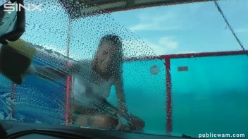 Playful Twins Get Drenched While Washing Car Screencap 14 on sinx.preview.netperv.com