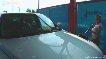 Playful Twins Get Drenched While Washing Car Screencap 32 on sinx.preview.netperv.com