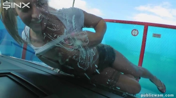 Playful Twins Get Drenched While Washing Car Screencap 43 on sinx.preview.netperv.com