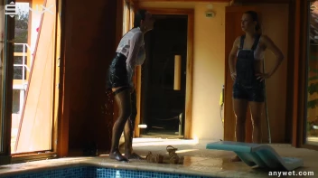 Twins Enjoy A Fully Clothed Splash In The Pool Screencap 42 on sinx.preview.netperv.com