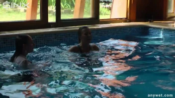 Twins Enjoy A Fully Clothed Splash In The Pool Screencap 57 on sinx.preview.netperv.com