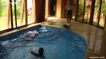 Twins Enjoy A Fully Clothed Splash In The Pool Screencap 67 on sinx.preview.netperv.com