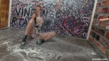 Blonde with glasses covered in slimy jizz Screencap 78 on sinx.preview.netperv.com